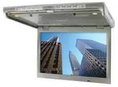 Loftskærm 15,4" med DVD afspiller  Grå