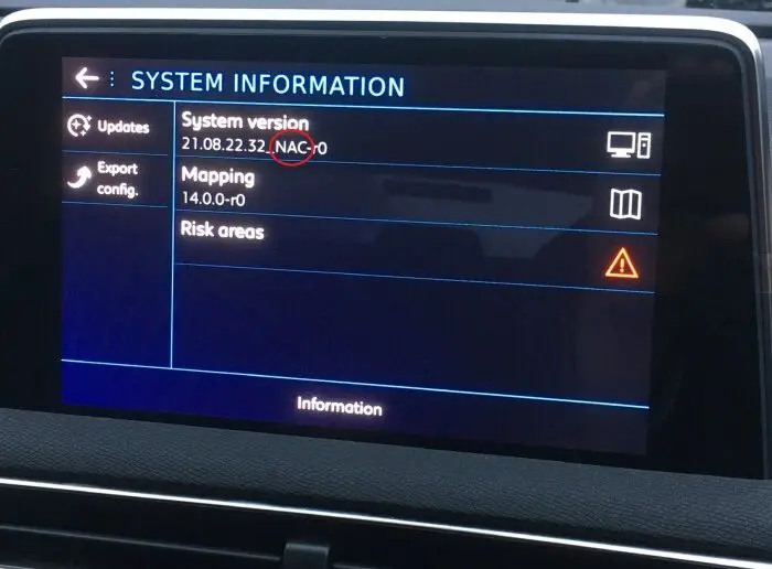 Alternative view of Carplay & Android Auto Peugeot & Citroen 2017> NAC/RCC interface