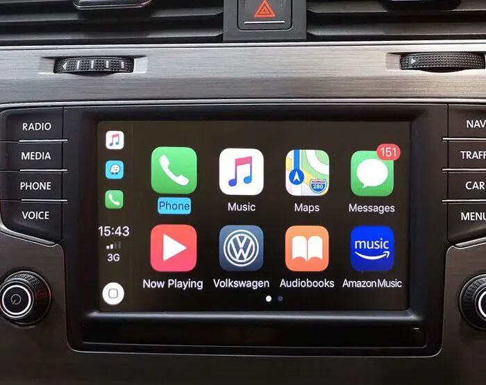 Alternative view of Carplay trådløst VW, Skoda, Seat med MIB 1 & 2 system