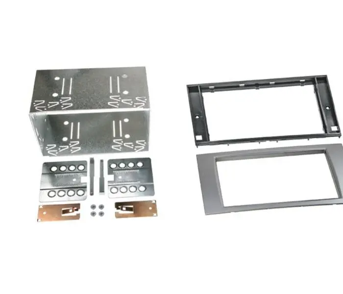CT23FD52 2 Din monterings ramme Ford flere modeller>2004 Sølv