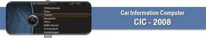 Alternative view of Carplay BMW F serie CIC system 2011-2013