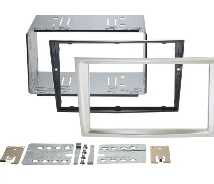 CT23VX07 2-DIN Monteringsramme - Opel Corsa >2006 Satin Stone