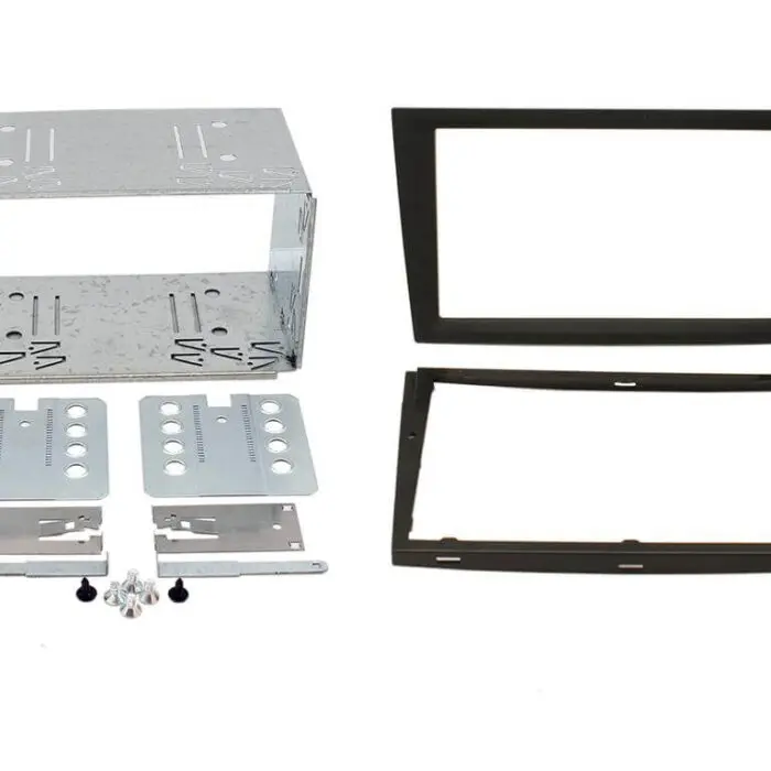 2 Din monterings ramme Opel D/D Charcoal