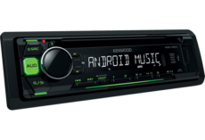 Alternative view of Kenwood KDC-130UG - Radio m. CD & USB - Grøn lys