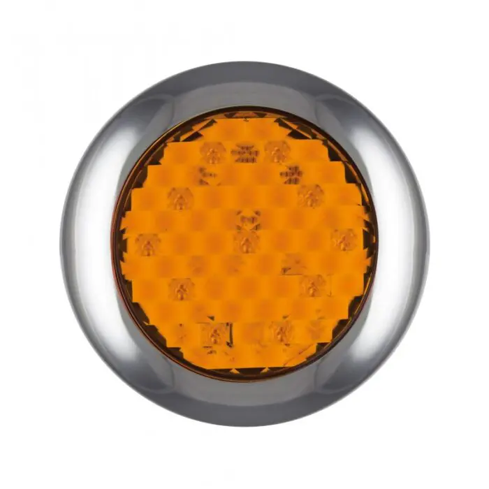 LED 145mm rund blinklygte