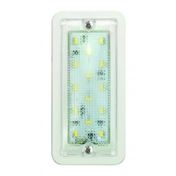 Alternative view of LED hvid rektangulær interior lampe 12V
