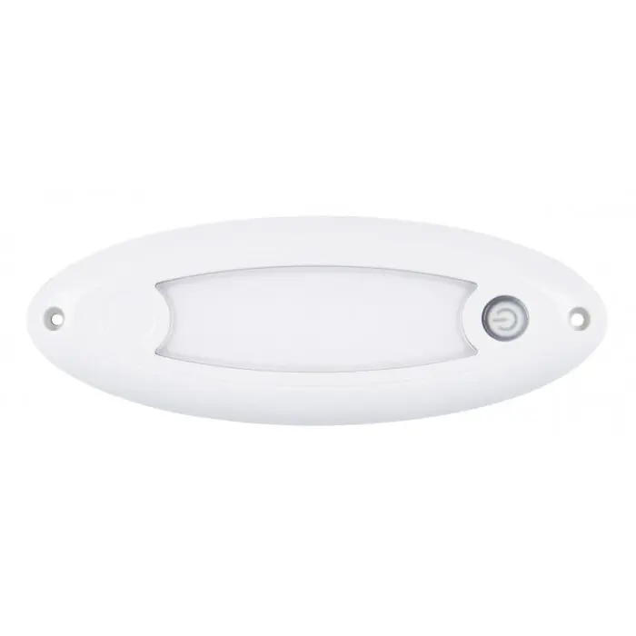 LED oval interiør lampe med touch kontakt