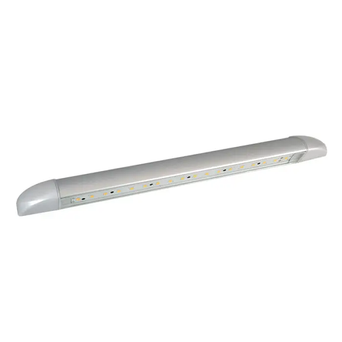 LED lavprofil scene og markise lampe sølv 12V - 260mm