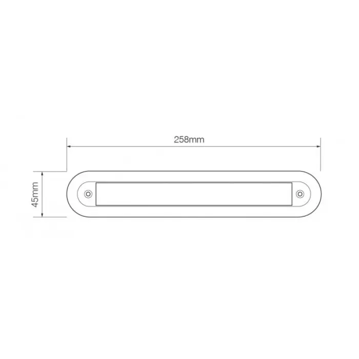 Alternative view of LED single beslag hvid 235 serie