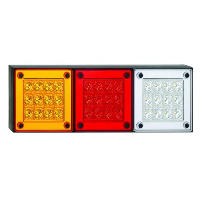LED 3 moduls kombi baglygte