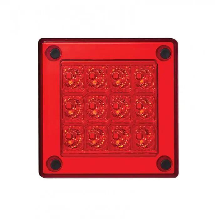 LED kvadratisk kombinationsbaglygte