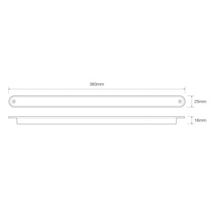 Alternative view of LED strip multifunktions baglygte 12V hvid