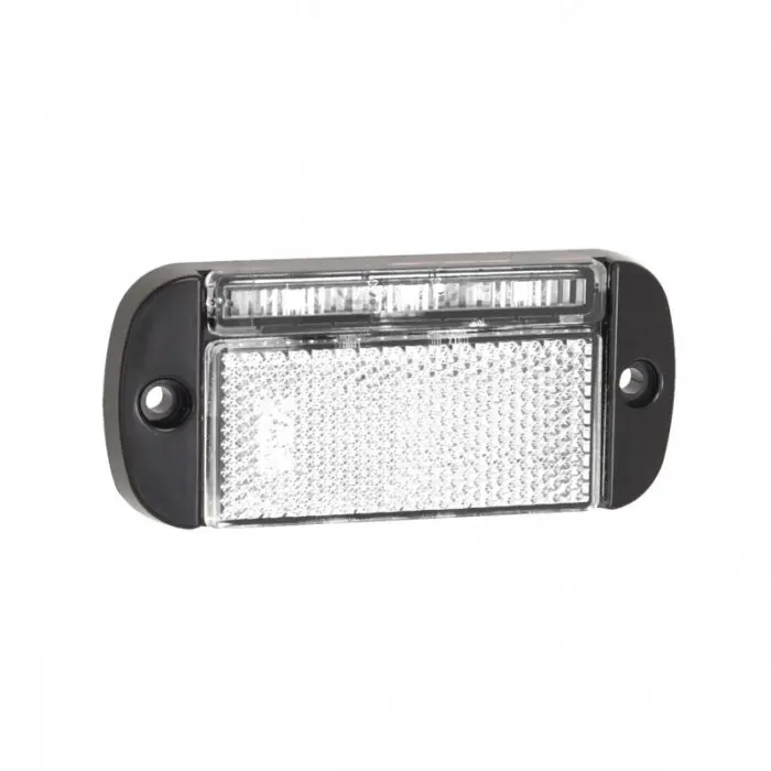 LED lavprofil front markeringslygte, sort