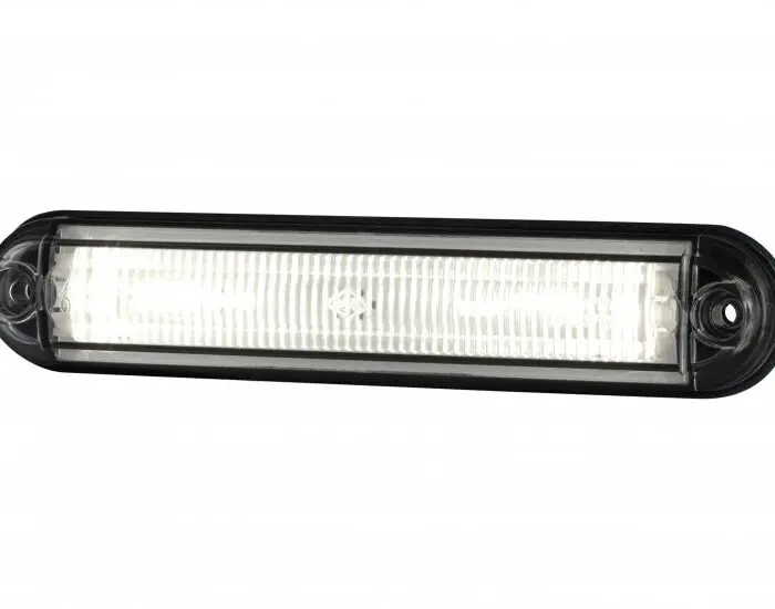 Hvid LED slim markeringslygte front