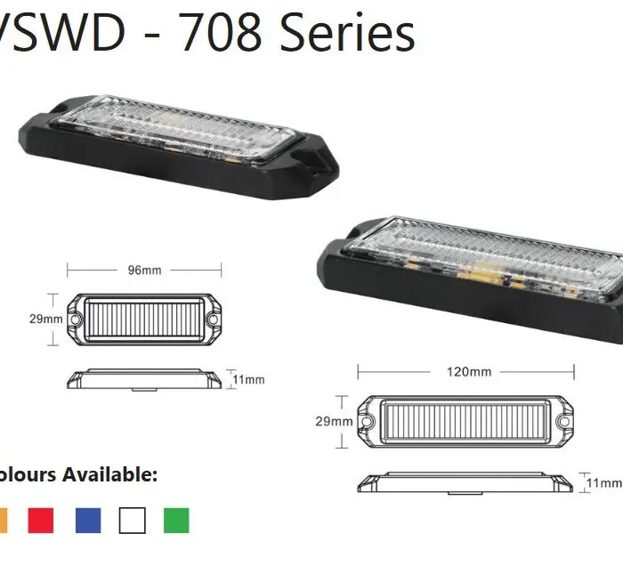 Alternative view of LED 4 slim advarsels blitzlampe R65
