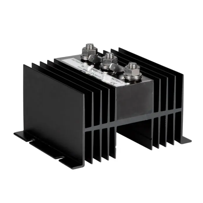 Ladestrømsfordeler 2 batteri udgange 90A