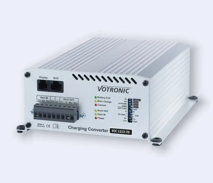 DC-DC step-up 30A oplader Euro6 mellem 2 batterier