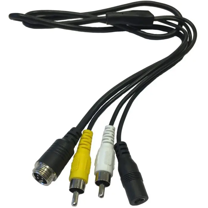 Omformer 4pol hanstik Stonkam til Phono RCA stik