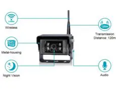 Alternative view of Hej Trådløst bakkamera 120° passer til sæt SV-VMDW700127SC