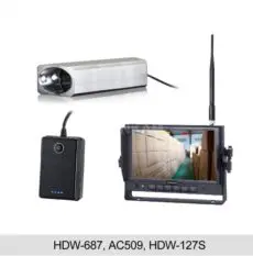 Alternative view of Trådløst HD kamera til gaffeltruck