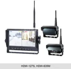 Monitor HD 7" trådløs m. optager til visir kamera