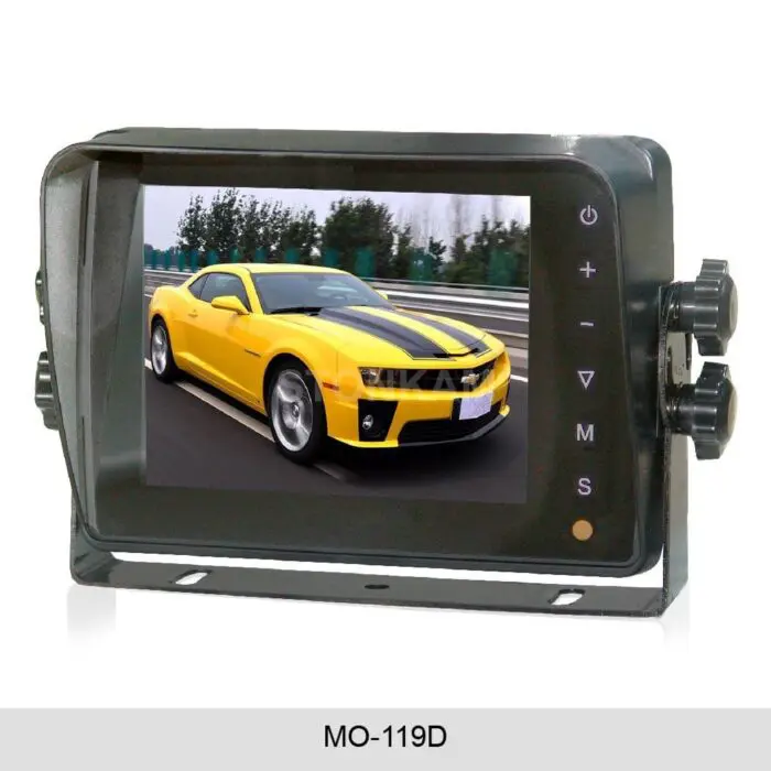 Kamera monitor 5" med 3 kamera indgange