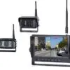 Monitor 7" trådlås bakkamera system inkl 2 trådløse kamera