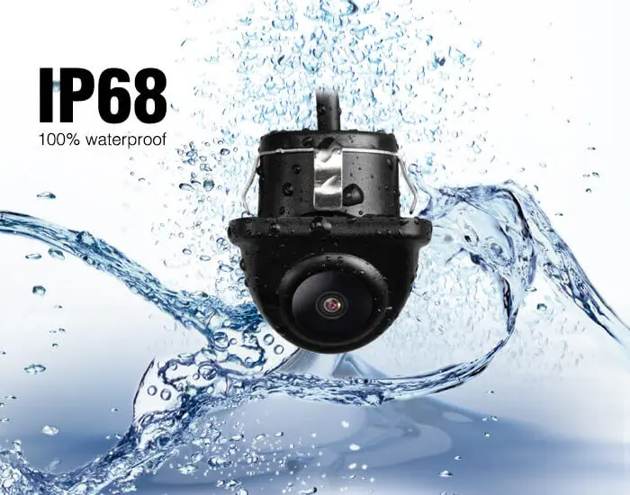 Bakkamera mini front/bak 170°, CMOS, NTSC