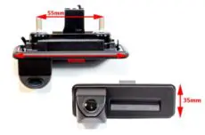 Alternative view of Bak kamera håndtag Audi A1 & Skoda med skrue gevind