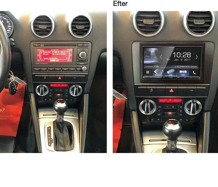 Alternative view of Apple Carplay til Audi A3 og A4 + Android Auto