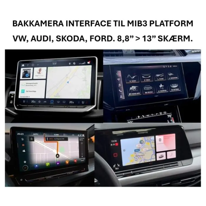 Bakkamera interface MIB3 (8.8">13")