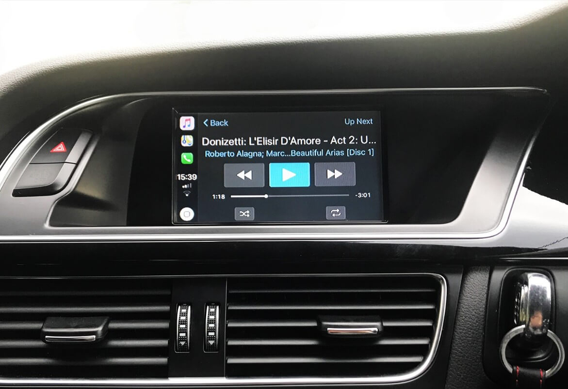 CarPlay Audi A4 A5 Q5 Concert Symphony radio uden MMI - Billede 4