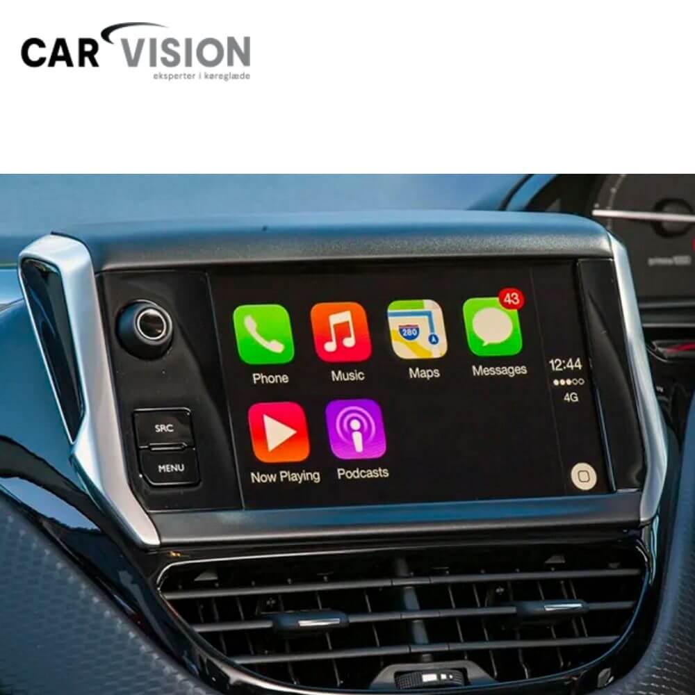 Carplay & Android Auto Citroën og Peugeot SMEG < 2017 trådløst