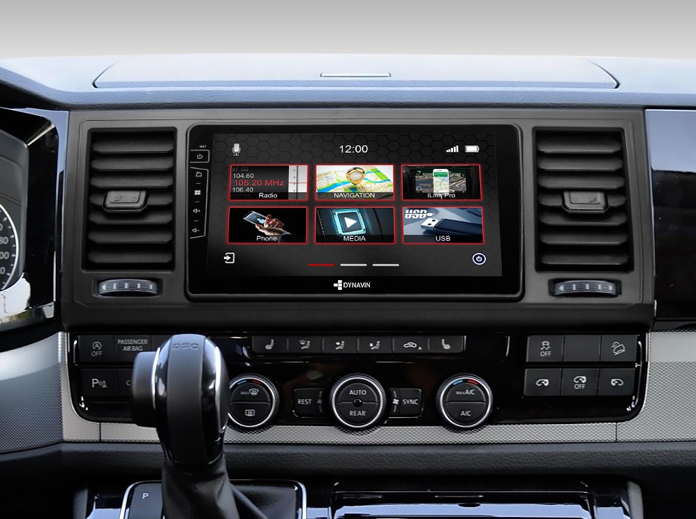 Carplay, navi & DAB+ radio til VW MIB inkl. 9" skærm