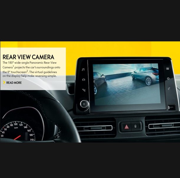 Bakkamera Peugeot/Citroën/Toyota/Opel NAC