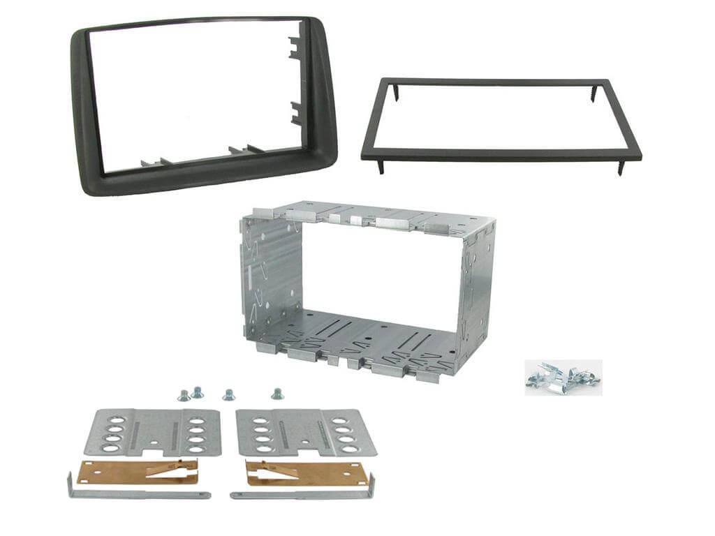 2 Din monterings ramme Fiat Panda 2003 - 2012