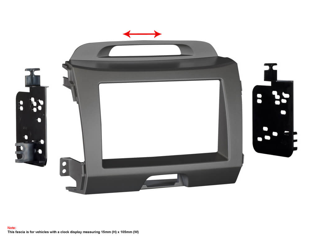 2 Din monterings ramme Kia Sportage 2011> (US Spec