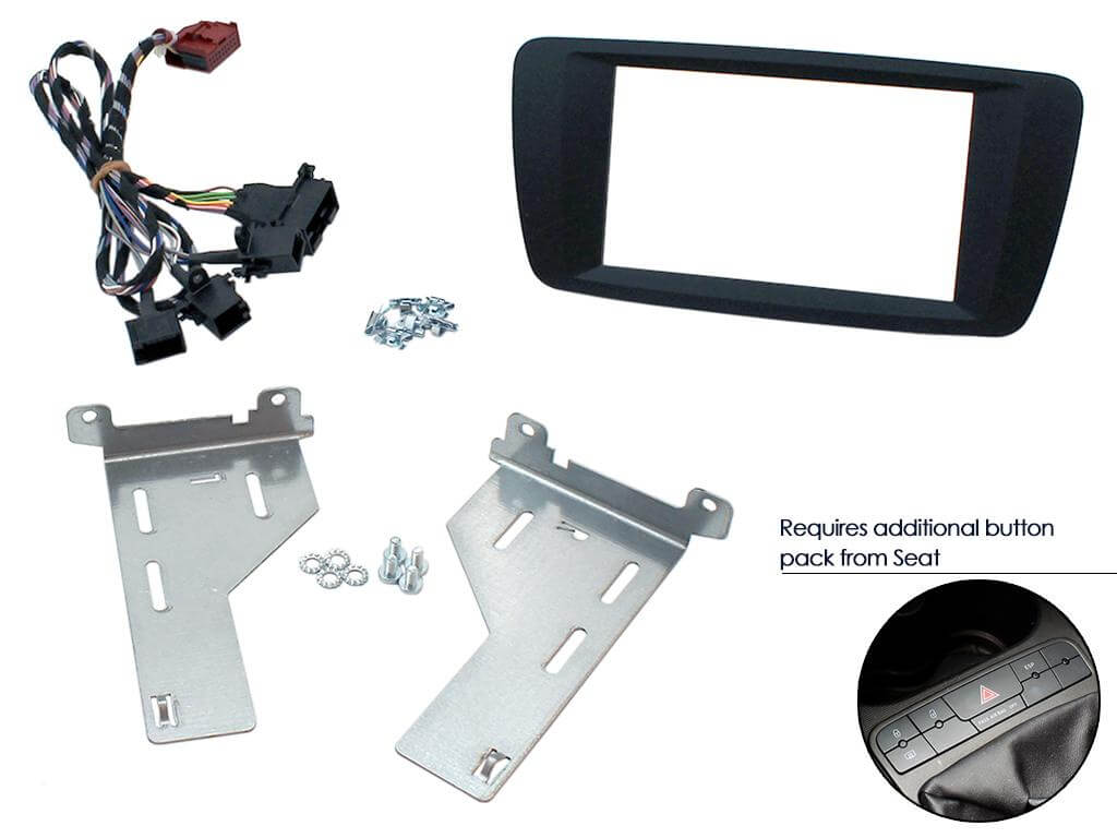 CT23ST23 2-DIN Monteringsramme - Seat Ibiza >2014