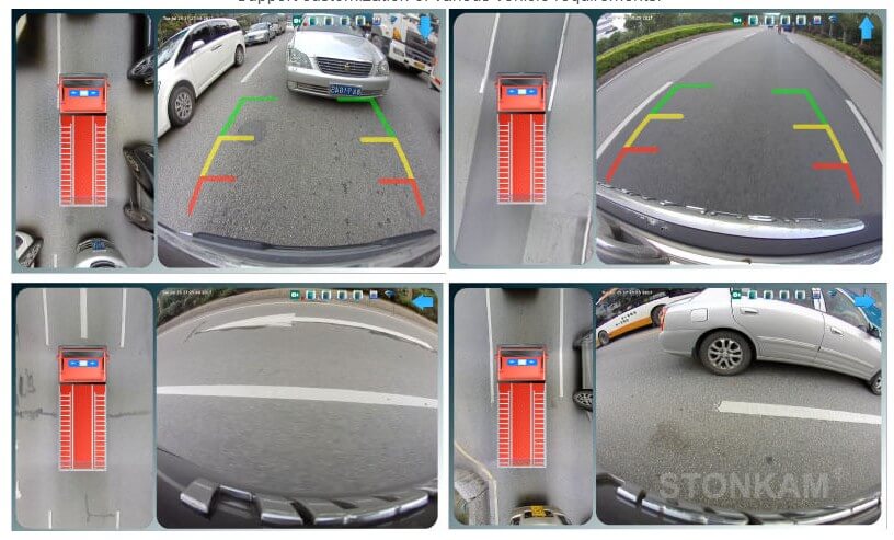 Birdview 360° system til lastbil, bus, maskiner og truck - Billede 4