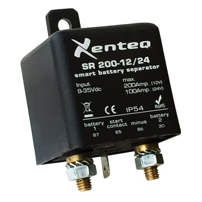 Smart batterie adskillelse relæ 12/24V 200A