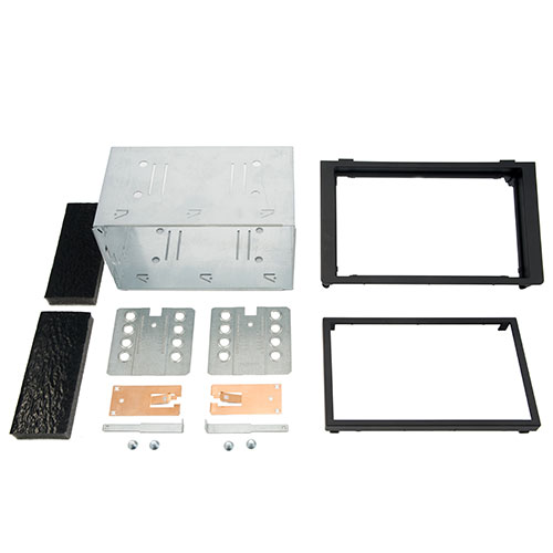 Radio ramme Saab 9-3 9/2006> sort