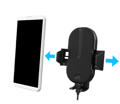 Kenwood CAX-HL10QI motoriseret trådløs Qi billader Iphone - Smartphone - Billede 4