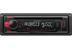 Kenwood KDC-130UR - Radio m. CD & USB - Rødt lys