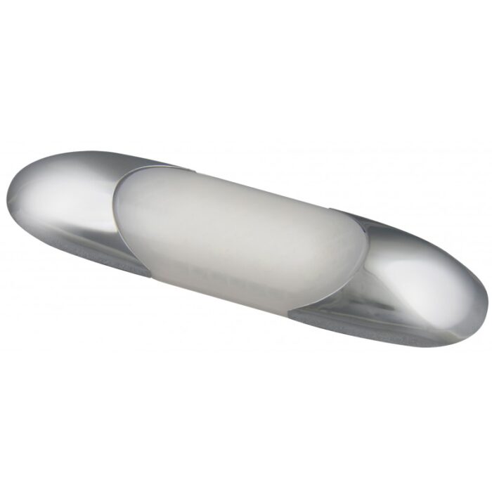 LED krom interiør strip lampe 12V Mat linse - 100mm