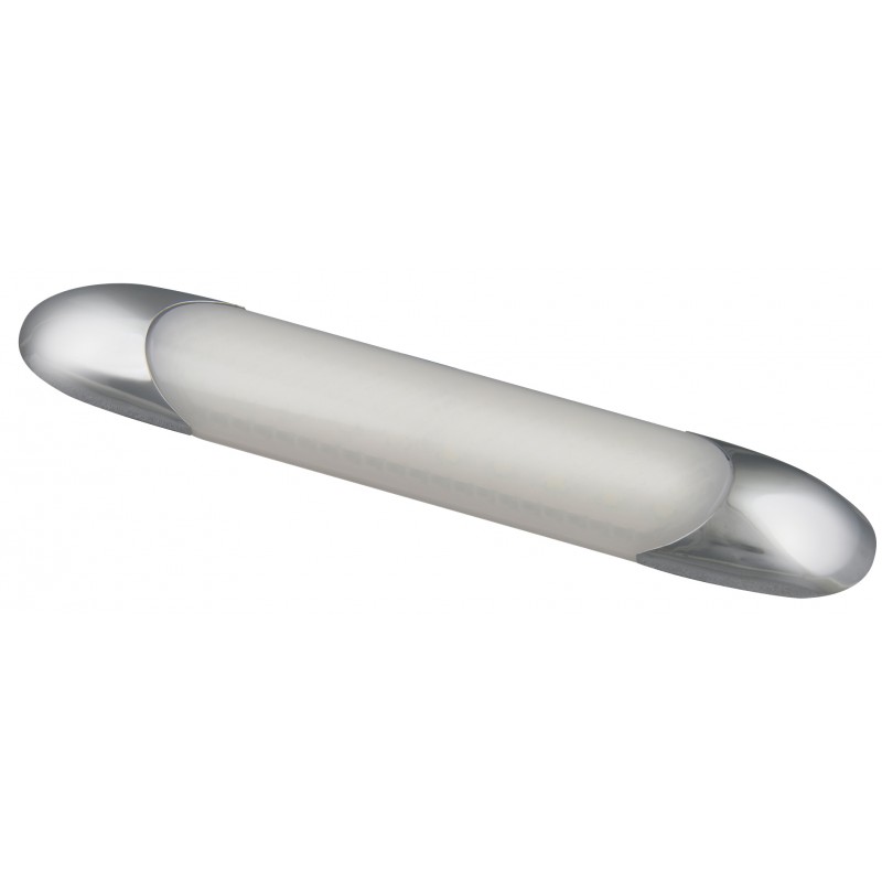 LED krom strip lampe 12V mat linse - 150mm