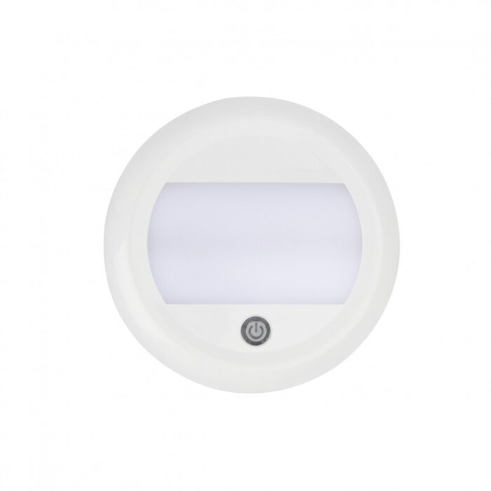 LED rund interiør lampe med touch kontakt Ø130mm