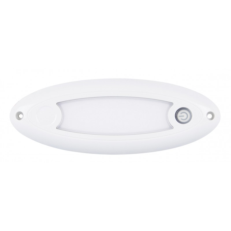LED oval interiør lampe med touch kontakt
