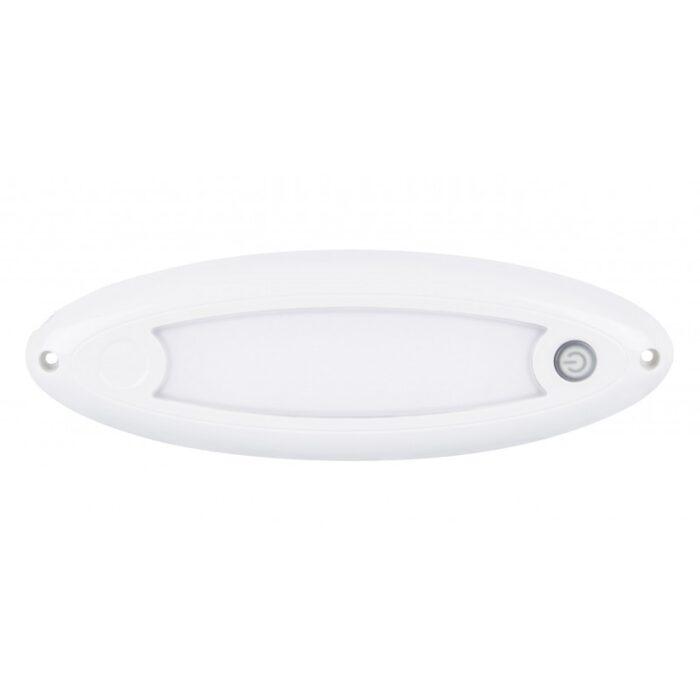 LED oval interiør lampe med touch kontakt