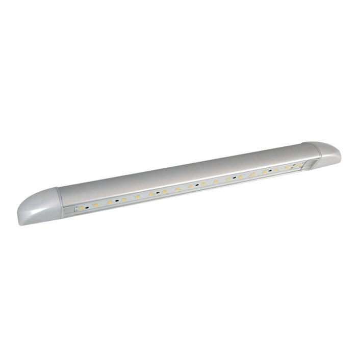 LED lavprofil scene og markise lampe sølv 12V - 260mm