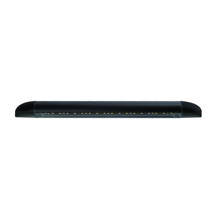 LED lavprofil scene og markise lampe sort 12V - 260mm